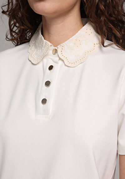 Image de Blanc Regular Fit  Droit Pique Femme