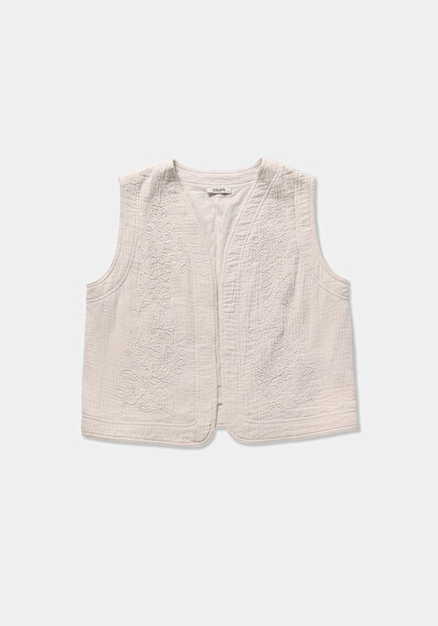 Image de Chemise À Manches Courtes Ecru Jakarli Fashion Fit Femme
