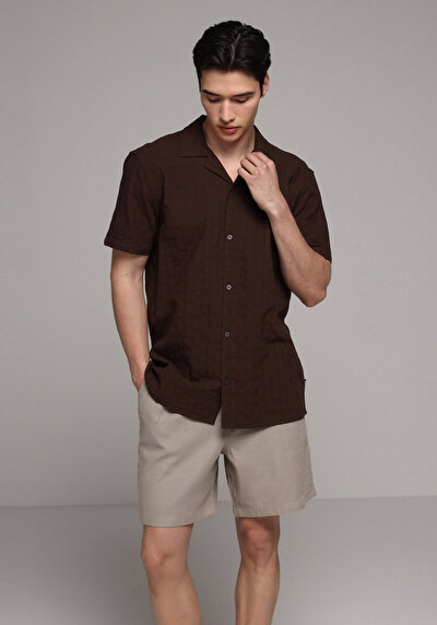 Image de Short Beige Relaxed Fit Homme