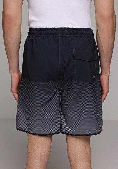 Afficher les détails de Short De Bain Marine Slim Fit Doublé Homme