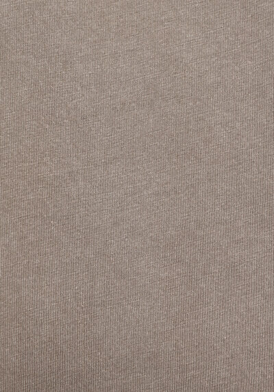 Afficher les détails de T-shirt À Manches Courtes Beige Regular Fit Droit Homme