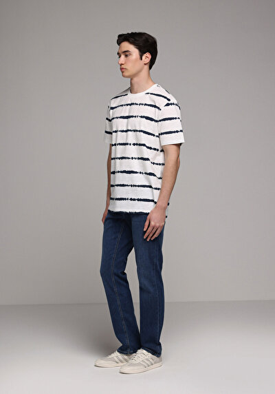 Image de 044 Karl Pantalon    En Jean Straight Fit Homme