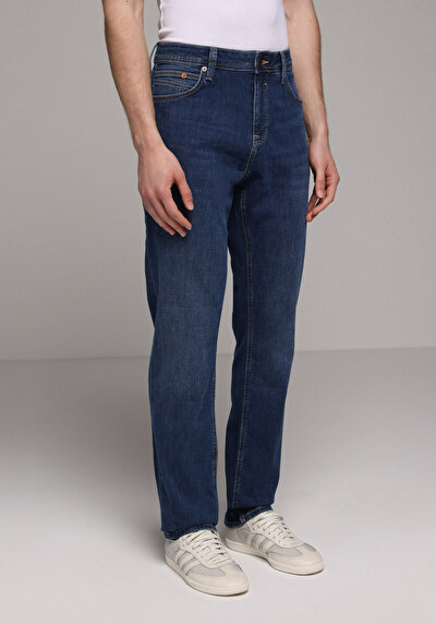 Image de 044 Karl Pantalon    En Jean Straight Fit Homme
