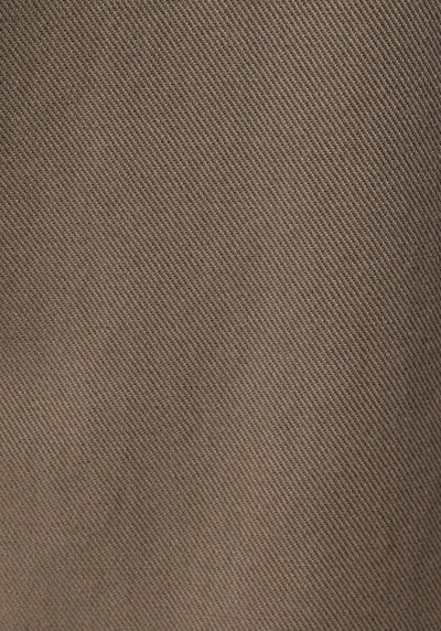 Afficher les détails de Pantalon Beige Straight Leg Medium Rise En Sergé Regular Fit Homme