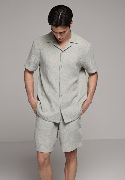 Image de Short Vert Regular Fit Homme
