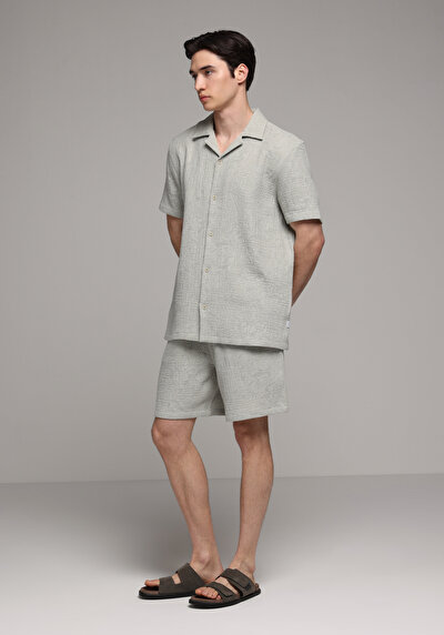 Image de Short Vert Regular Fit Homme