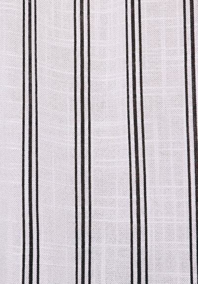 Afficher les détails de Chemise À Manches Courtes Blanc Rayé Regular Fit Homme