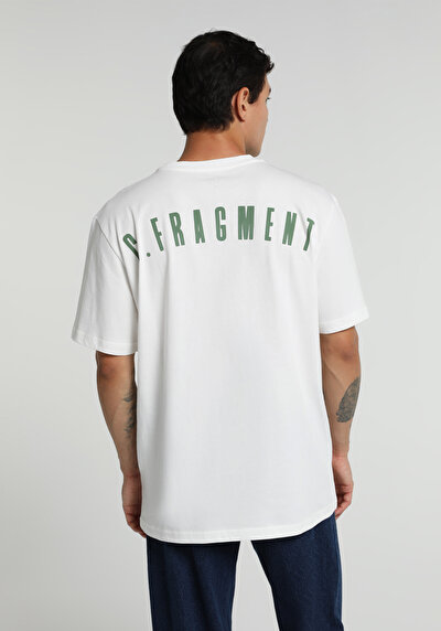 Image de T-shirt À Manches Courtes Blanc Comfort Fit Droit Homme