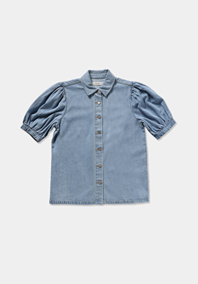 Afficher les détails de Chemise À Manches Courtes  Droit Regular Fit Femme