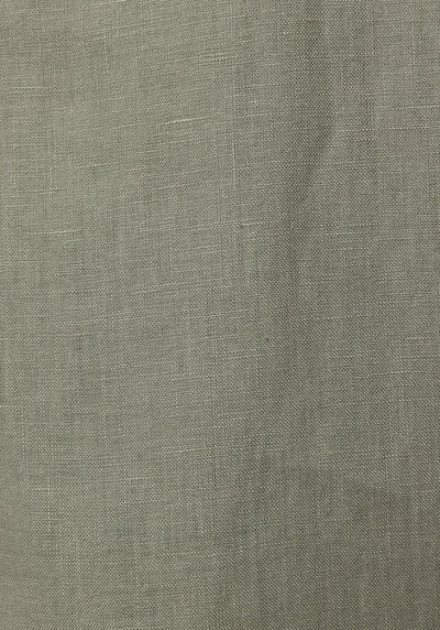Afficher les détails de Chemise À Manches Longues Vert Regular Fit Droit Lin Homme