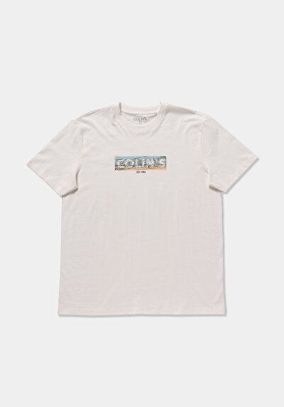 Image de T-shirt À Manches Courtes Blanc Regular Fit Droit Homme