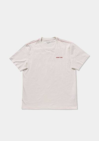 Image de T-shirt À Manches Courtes Blanc Comfort Fit Droit Homme