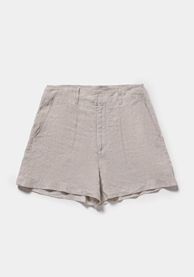 Image de Short Beige Regular Fit Femme
