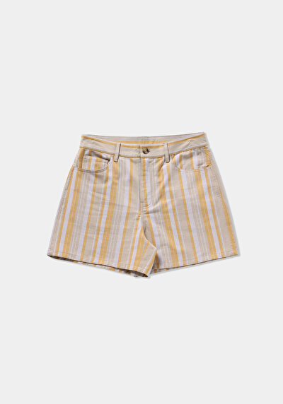 Image de Short Beige Regular Fit Femme