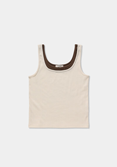 Image de Athlète Ecru Slim Fit Femme