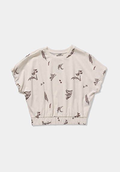 Image de T-shirt À Manches Courtes Blanc Regular Fit  Femme