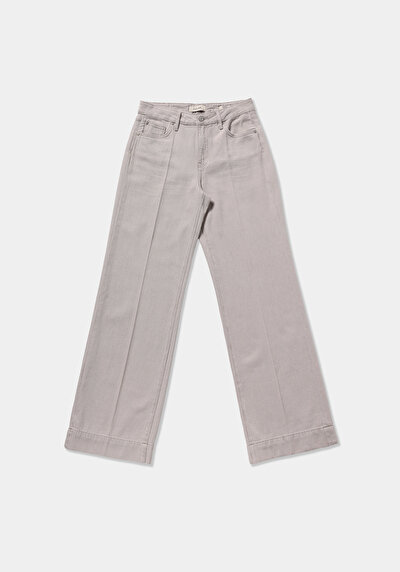 Afficher les détails de 970 Berry Pantalon    En Jean Regular Fit Femme