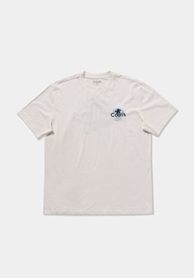 Image de T-shirt À Manches Courtes Blanc Comfort Fit Droit Homme