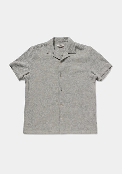 Image de Chemise À Manches Courtes Vert Jakarli Regular Fit Homme