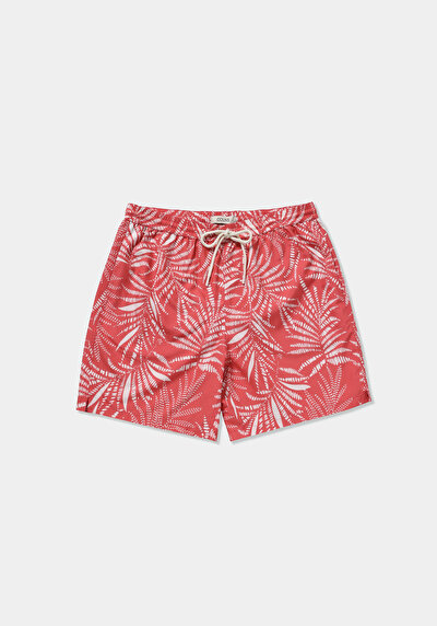 Image de Short De Bain Corail Regular Fit Doublé Homme