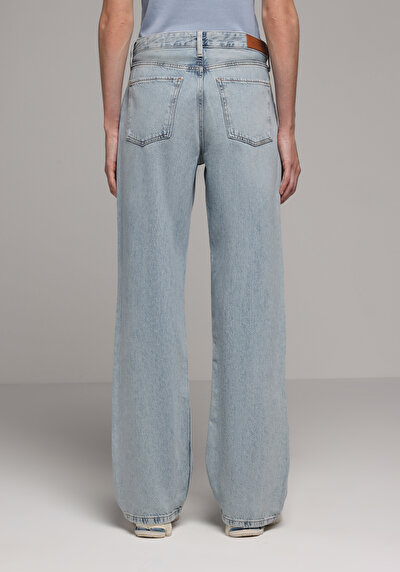 Image de 880 Elisa Pantalon  Straight Leg Medium Rise En Jean Straight Fit Femme
