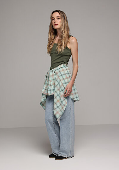 Image de 793 Marissa Pantalon  Wide Leg High Rise En Jean Regular Fit Femme