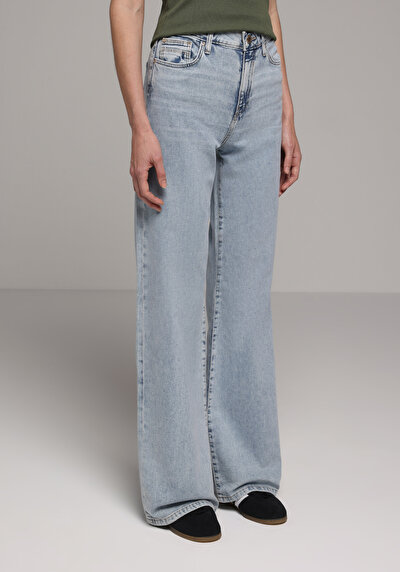 Image de 793 Marissa Pantalon  Wide Leg High Rise En Jean Regular Fit Femme