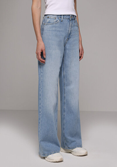 Image de 970 Berry Pantalon En Jean Regular Fit Femme