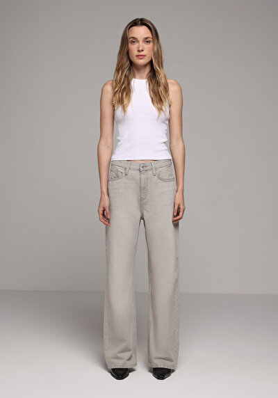 Image de 900 Laris Pantalon En Jean Straight Fit Femme