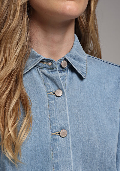 Image de Chemise À Manches Courtes Droit Regular Fit Femme