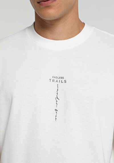 Image de T-shirt À Manches Courtes Blanc Comfort Fit Jakarli Homme