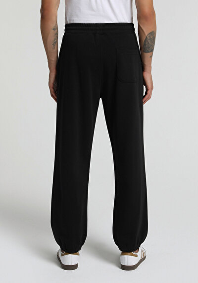 Image de Pantalon De Survêtement Noir Relaxed Fit Homme