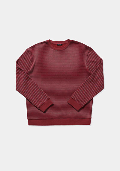 Image de Sweatshirt Rouge Relaxed Fit  Homme