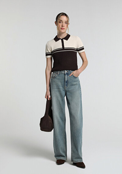 Image de Tricot Marron Slim Fit Femme