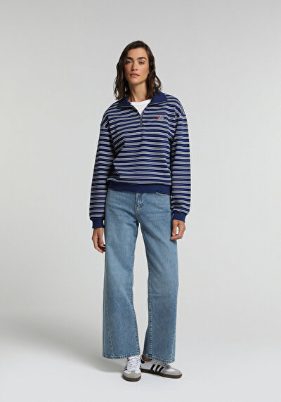 Image de Pull-over Marine Regular Fit Femme