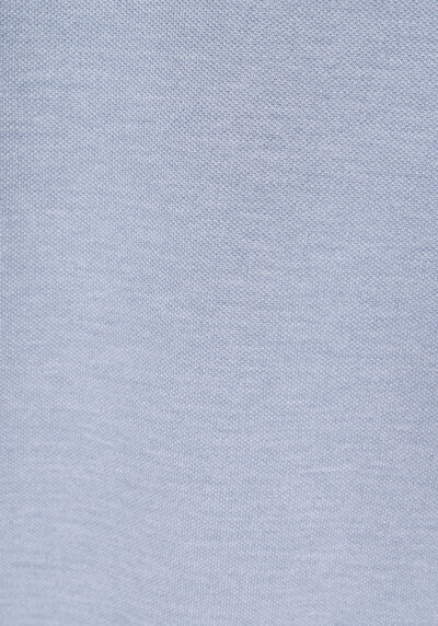 Image de T-shirt Polo À Manches Courtes Bleu Droit Comfort Fit Homme