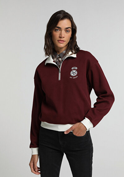 Image de Pull-over Bordeaux Regular Fit  Femme