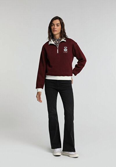 Image de Pull-over Bordeaux Regular Fit  Femme