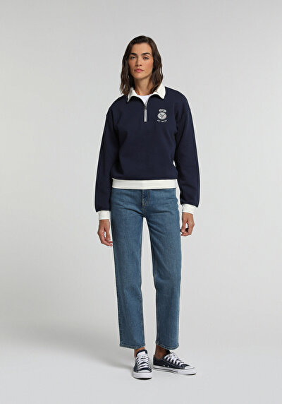 Image de Pull-over Marine Regular Fit Femme