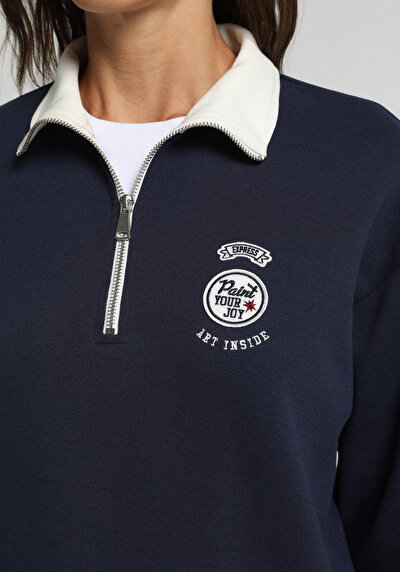 Image de Pull-over Marine Regular Fit  Femme