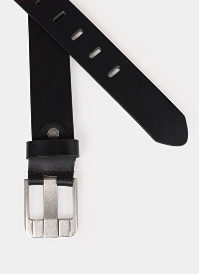 Image de Ceinture Noir Modern Fit Homme