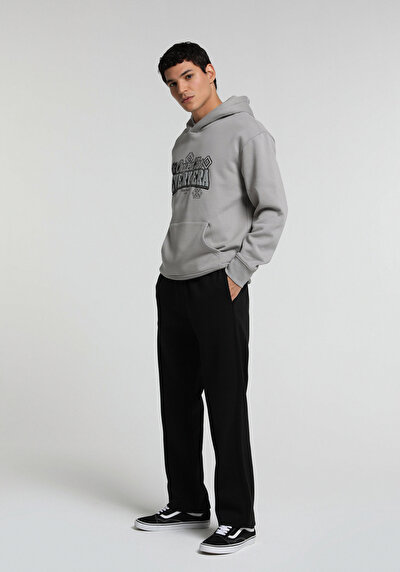 Image de Pantalon De Survêtement Noir Regular Fit Homme