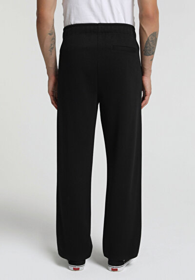 Image de Pantalon De Survêtement Noir Regular Fit Homme