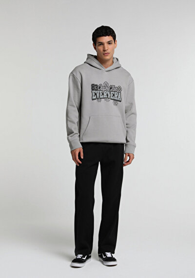 Image de Pantalon De Survêtement Noir Regular Fit Homme