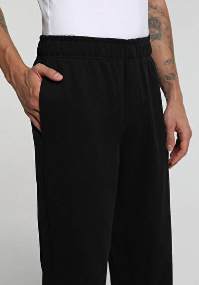 Image de Pantalon De Survêtement Noir Regular Fit Homme