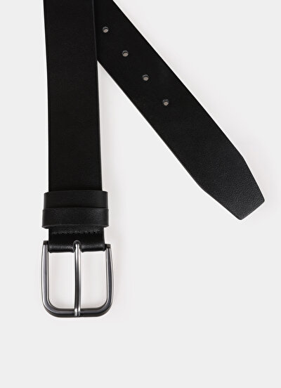 Image de Ceinture Noir Modern Fit Homme