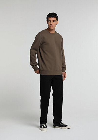 Image de Sweatshirt Marron Regular Fit Homme