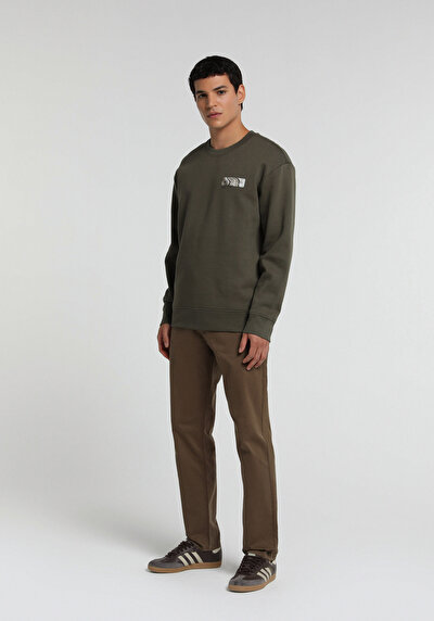 Image de Sweatshirt Kaki Relaxed Fit  Homme
