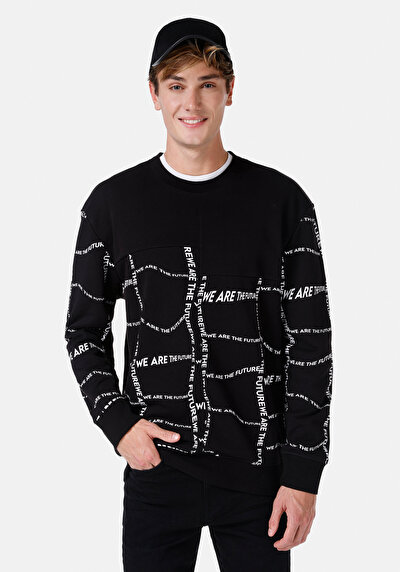 Image de Pull-over Noir Comfort Fit  Homme