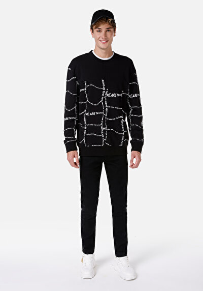 Image de Pull-over Noir Comfort Fit  Homme